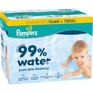 Produktbild für Feuchttücher Pampers 99% Water, 720 Tücher