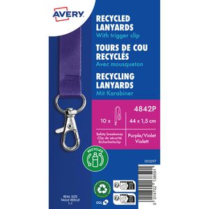 Produktbild für Schlüsselband Zweckform 4842P, lila