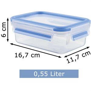 Produktbild für Frischhaltedose Emsa Clip&amp;Close 508538, aus Kunststoff