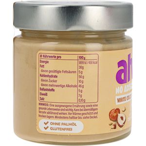 Produktbild für Schokocreme ahead No Added Sugar Spread, White Crazy Hazelnut