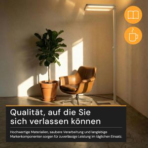 Produktbild für Stehlampe Enovalite ELED700112, LED, weiß, 199 cm