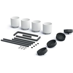 Produktbild für Blumenständer Prosperplast Bloomie, schwarz/weiß