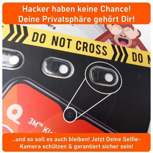 Produktbild für Webcam-Abdeckung MakakaOnTheRun 0,9mm dünn, aus Kunststoff