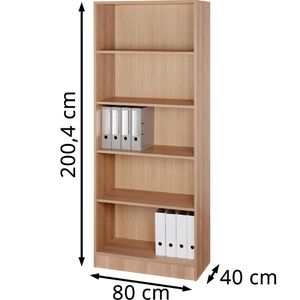 Produktbild für Aktenregal Hammerbacher Solid 6000, aus Holz