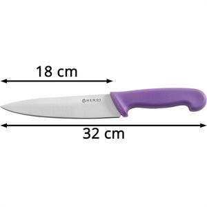 Produktbild für Kochmesser Hendi HACCP 842676, mit Kunststoffgriff violett