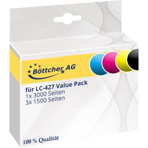 Produktbild für Tinte Böttcher-AG für Brother LC-427 Value Pack