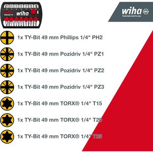 Produktbild für Bitset Wiha BitBuddy 49 TY-Bit, 42116
