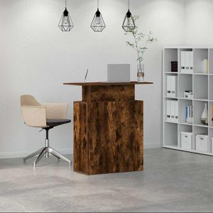 Produktbild für Empfangstheke vidaXL 859055, räuchereiche