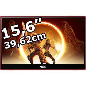 Produktbild für Monitor AOC 16G3, 15,6 Zoll
