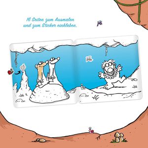 Produktbild für Malbuch Trötsch Jan und Henry, mit Stickern