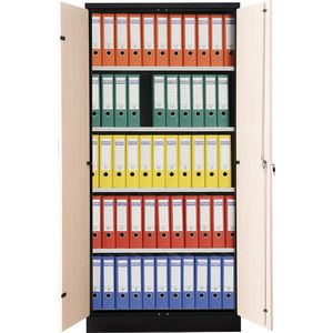 Produktbild für Aktenschrank G-Office FLC/WD.19, aus Metall / Holz