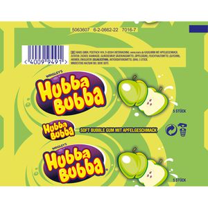 Produktbild für Kaugummis Hubba-Bubba Apple