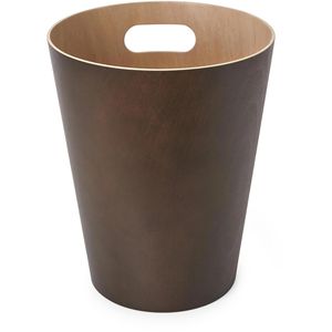 Produktbild für Papierkorb Umbra Woodrow Can, 082780-213, braun