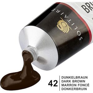 Produktbild für Schuhcreme Solitaire Brilliant, dunkelbraun
