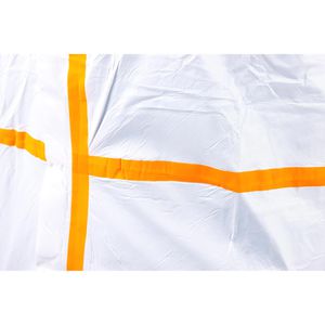 Produktbild für Schutzanzug Uvex 4B Einwegschutz-Overall, weiß-orange