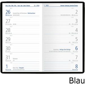 Produktbild für Taschenkalender Böttcher-AG A6, Jahr 2025