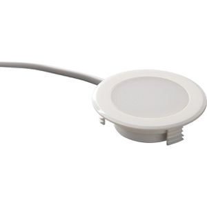 Heitronic Einbaustrahler Casablanca mini weiß LED, 170 lm, 2 W, warmweiß, IP44