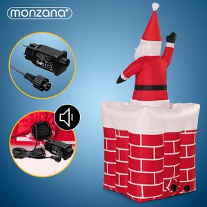 Produktbild für Weihnachtsfigur Monzana Weihnachtsmann im Kamin