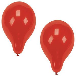 Papstar Luftballons 18950, rot, rund, Ø 25 cm, 100 Stück
