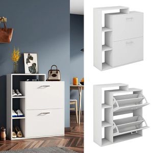 Produktbild für Schuhschrank Vicco Tobias, weiß