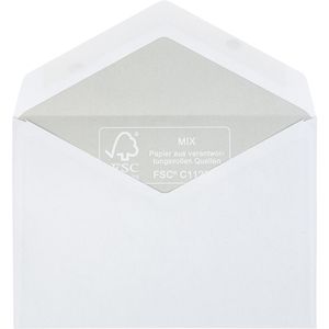 Produktbild für Briefumschläge Idena 10218, weiß, C6