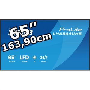 Digital-Signage Iiyama ProLite LH6564UHS-B1AG, 64,5 Zoll