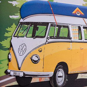 Produktbild für Vorratsdose Nostalgic-Art VW Bulli Lets Get Away L