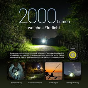 Produktbild für Taschenlampe Nitecore MH15, LED, aufladbar
