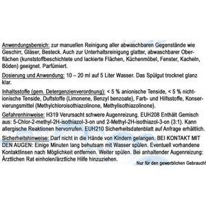 Produktbild für Spülmittel Stern Velvet Zitrone