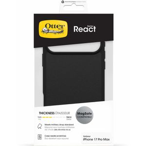 Produktbild für Handyhülle Otterbox React Series 77-99290, Magsafe, schwarz