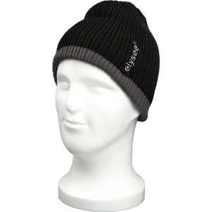 Produktbild für Wintermütze elysee Ole, schwarz/grau