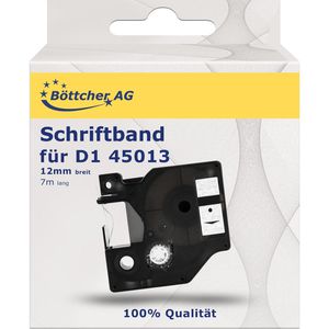 Produktbild für Schriftband Böttcher-AG für Dymo 45013, D1, 12mm