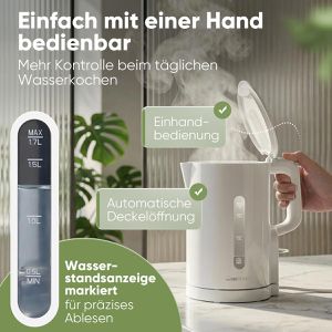 Produktbild für Wasserkocher Clatronic WK 3835, weiß