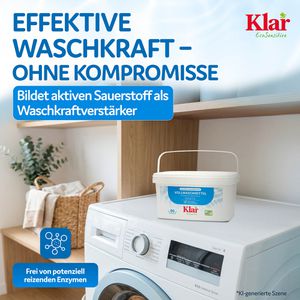 Produktbild für Waschmittel Klar EcoSensitive, Universal, vegan