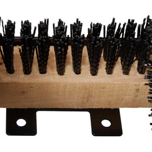 Produktbild für Schuhabstreifer Relaxdays aus Holz &amp; Metall