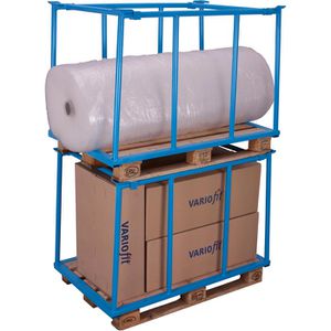 Produktbild für Palettenaufsatz VARIOfit Typ 75, pa-080.016, blau, Stahl