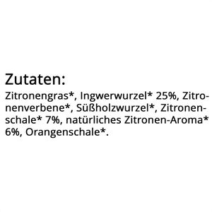 Produktbild für Tee Cupper Superstar Lemon &amp; Ginger, Früchtetee, BIO