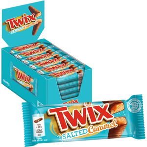 Schokoriegel Twix Salted Caramel