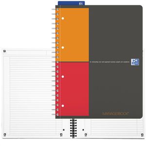 Collegeblock Oxford 400010756 Managerbook, A4