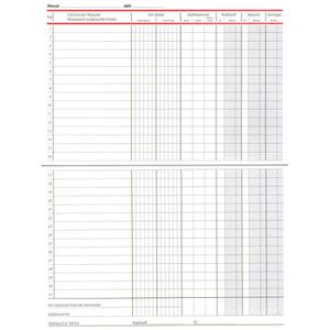 Produktbild für Fahrtenbuch Sigel FA514, A5