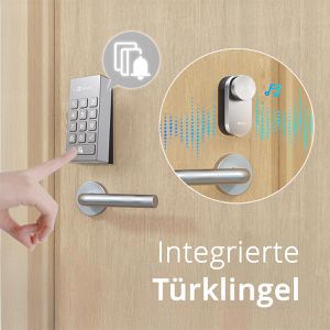 Produktbild für Smartes-Türschloss EZVIZ DL01 Pro Kit, Set mit Hub &amp; Keypad