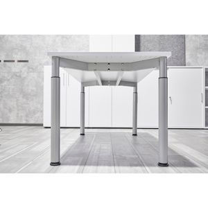 Produktbild für Schreibtisch Hammerbacher Y-Serie asteiche/silber