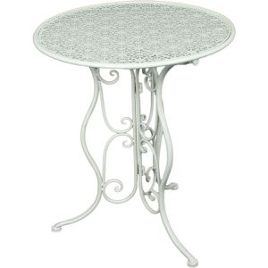 Bistrotisch Garden-Pleasure LASCAR, altweiß, wetterfest, rund
