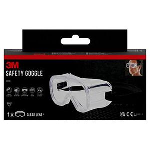 Produktbild für Schutzbrille 3M Classic 4800, transparent, Vollsichtbrille
