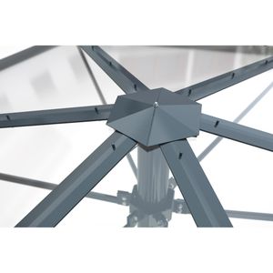Produktbild für Personenunterstand WSM Regensburg 430, anthrazit, aus Metall