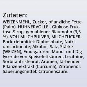 Produktbild für Kuchen Bahlsen Comtess Mohn Zitrone, mit Glasur