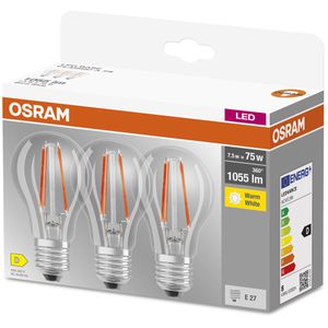 Produktbild für LED-Lampe OSRAM Base Classic A Filament, E27