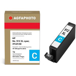 Produktbild für Tinte AgfaPhoto für HP 912XL, 3YL81AE, cyan