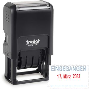 Datumstempel Trodat Printy 4750/L1, rot/blau, selbstfärbend
