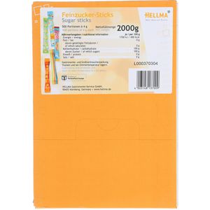 Produktbild für Zuckersticks Hellma Feinzucker, weißer Zucker